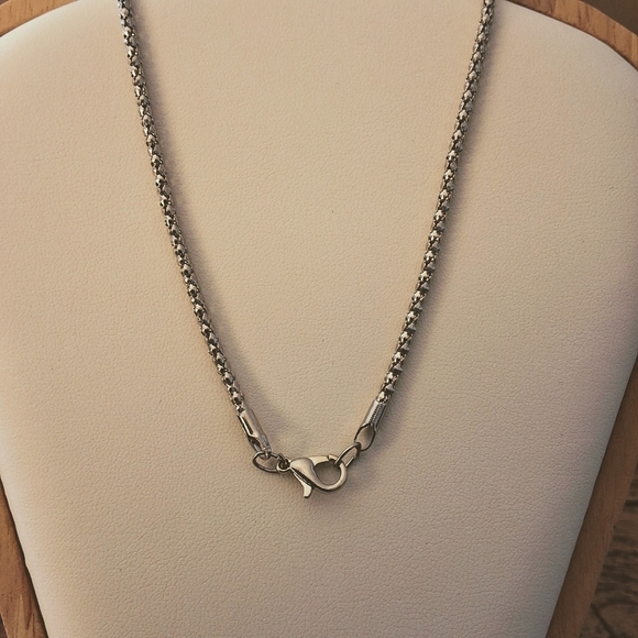 💥 Sterling Silver & Peruvian Pink Opal Jewelry Set – Timeless Elegance - Picture 10 of 14